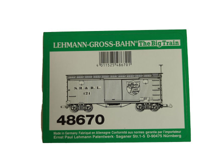 Aufkleber Güterwagen SR&RL 121 LGB 48670