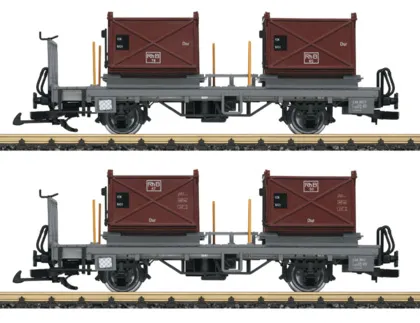 RhB Behältertragwagen-Set EP. III LGB 49140