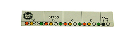 Beschriftung für Stellpult LGB 50750-E003