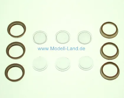 Zubehör Set für Loklampen matt LGB 65000-M009