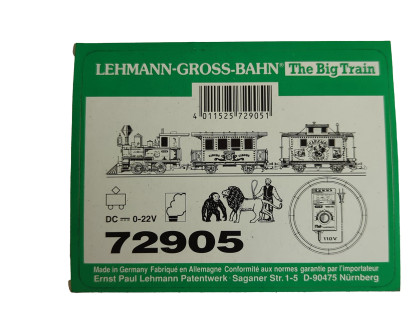 Aufkleber Dampflok Circuszug Starter Set LGB 72905