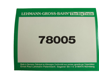 Aufkleber Dampflok Happy Birthday-Zug Starter Set LGB 78005