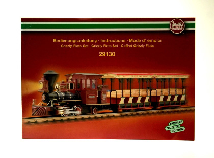 Bedienungsanleitung 29130 Dampflok LGB 80001-E002