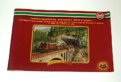 Bedienungsanleitung RhB Schotterzug LGB 80002-E003