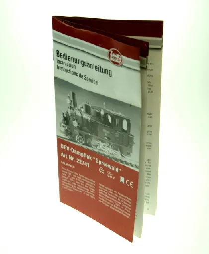 Bedienungsanleitung 22741 Dampflok LGB 80005-E013