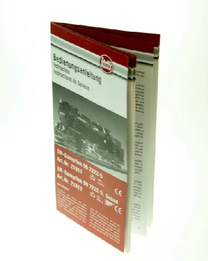 Bedienungsanleitung 21811 Dampflok LGB 80005-E015