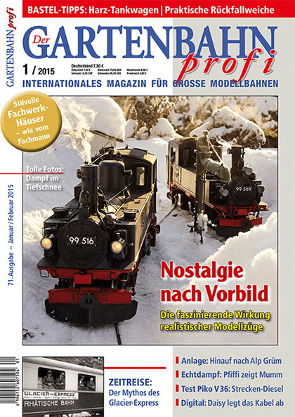 Gartenbahn Profi Ausgabe 1/2015