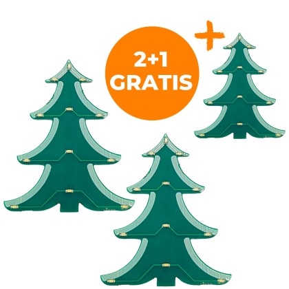 Weihnachtsbaum mit LEDs im 2+1 Set ab 6-24 V ML-Train 8200271