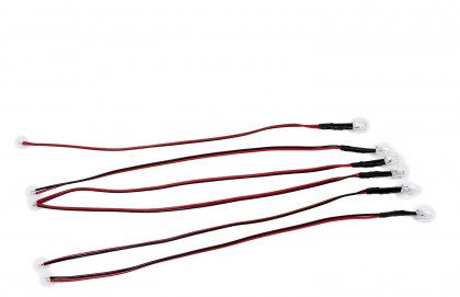 6 Stk. LED-Lampe 5 mm grün 5-19 Volt ML-Train 83201060