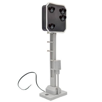 Lichtsignal RhB Vorsignal Typ L für Spur G analog / digital mit Decoder ML-Train 83814610