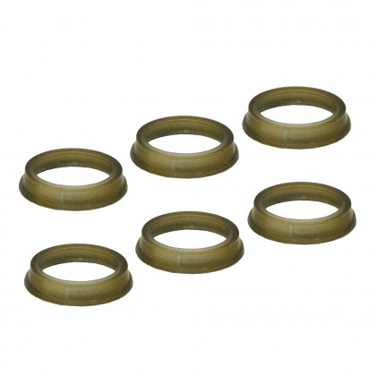 6x Lampenring für Loklaternen bronze 14 mm ML-Train 88205033