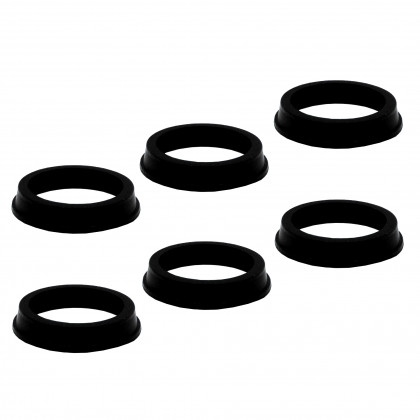 6x Lampenring für Loklaternen schwarz 14 mm ML-Train 88205077