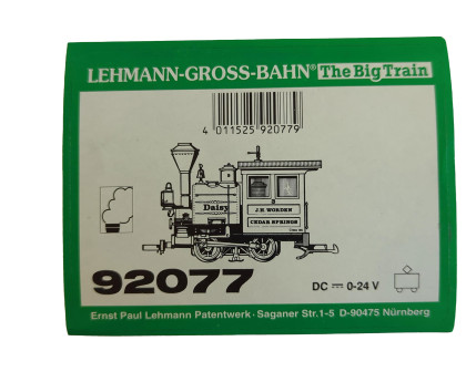 Aufkleber Dampflok Stainz Daisy Toy Train LGB 92077