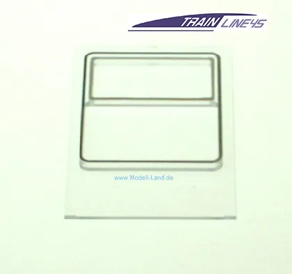 Fenster schwarz/silber Train-Line HSB 93900007