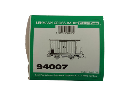 Aufkleber Güterwagen gedeckt Toy Train LGB 94007