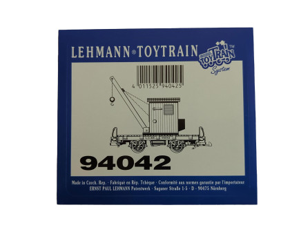Aufkleber Güterwagen Kranwagen Toy Train LGB 94042