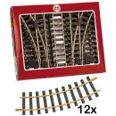 Bahnhof-Set 19902 mit Kreis 12x 11000 LGB