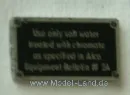 Herstellerschild Diesellok US LGB 20550-E022