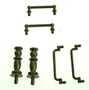 Handgriffe, Pfosten-Set 6 teilig Dampflok Olomana LGB 23130-M011