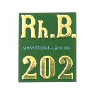 Tafel RhB 202 grün E-Lok Ge 2/4 LGB 23450-M001