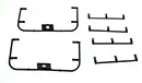 Set-Griffstangen 6 teilig für RhB E-Lok Krokodil LGB 25409-M006