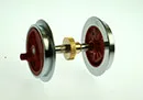 Radsatz mit Einstich und Zahnrad Rügenlok LGB 28005-M022