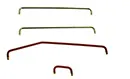Griffstangen-Set 4 teilig RhB E-Lok Ge 4/4 LGB 28440-M008