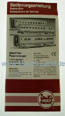 Bedienungsanleitung Personenwagen SF LGB 30590-E910
