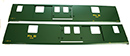2 Seitenteile RhB Gepäckwagen LGB 35690-E199