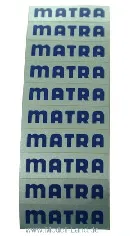 Aufkleber Matra Güterwagen Kranwagen LGB 40420-E198