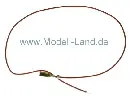 Kabel rot Güterwagen Gußstahl LGB 40560-E033