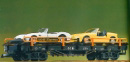 Aufkleber Güterwagen Autotransportwagen Mercedes Benz LGB 4059