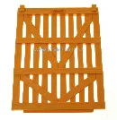 Tür gelb Güterwagen US Car LGB 40680-E604