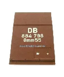 Wagentafel DB Güterwagen RhB LGB 40880-E907