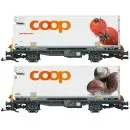 Containerwagen-Set coop RhB LGB 45888