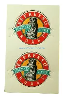 2 Stk Aufkleber klein Güterwagen US Car LGB 49670-E199