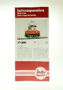 Bedienungsanleitung 21300 E-Lok LGB 80003-E008