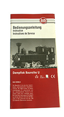 Bedienungsanleitung  Dampflok Baureihe U LGB 80005-E115