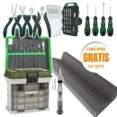 Großes Werkzeug-Set mit Aufbewahrungsbox + GRATIS Lokliege
