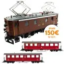 Alpenset Elektrolok Ge 4/6 + 2 Personenwagen FO Train-Line