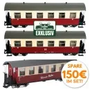 DR-Personenwagen Shop-Exclusive 3er-Set mit Harzer-Roller Train Line 8200261