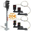 5er-Set DR-Signale Lichtsignal Typ HL Kompakt + 2x Haupt Zwergsignal + 2x Warte Zwergsignal Spur-G ML-Train 8200266
