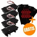 4x Digitaler Weichenantrieb mit 4 GRATIS Weichenheizung Wetterfest Spur G ML-Train 8200275