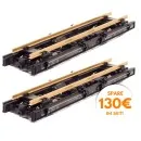 DR Rollwagen-Set 99-06-29 und 99-06-32 Train Line 8200277