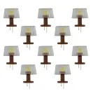 Tischlampe Mitropa mit LED gelb 10 STK ML-Train 83801025