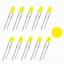 10x LED 3 mm diffus gelb mit integriertem Widerstand für 5-24 V ML-Train 83801250