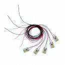 5x Platine mit 3 LED´s 5-24 V und Kabel 40 cm ML-Train 83802011