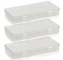 3 Stück Zubehörboxen für Ersatz- und Kleinteile 23 x 11 x 3,5 cm ML-Train 88202432