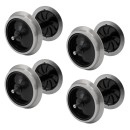 4x Vollradsatz aus Edelstahl 31 mm Spur-G ML-Train 88670124