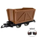 Torflore Grubenhunt Feldbahnwagen braun Spur-G als Bausatz ML-Train 88919340